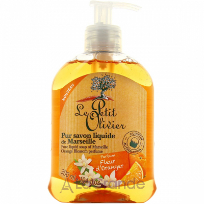 Le Petit Olivier Pure Liquid Soap of Marseille Orange Blossom      