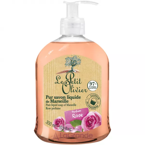 Le Petit Olivier Pure Liquid Soap of Marseille Rose ���� ������ � �������� ����
