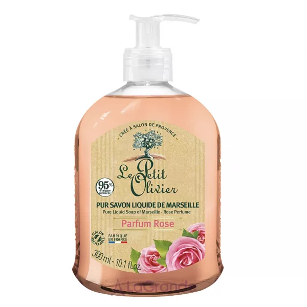 Le Petit Olivier Pure Liquid Soap of Marseille Rose ���� ������ � �������� ����