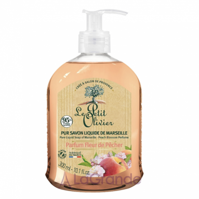 Le Petit Olivier Pure Liquid Soap of Marseille Peach Blossom      