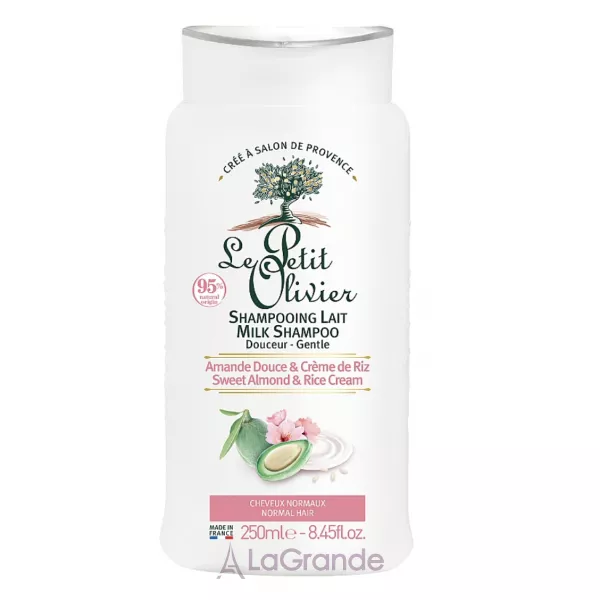 Le Petit Olivier Sweet Almond & Rice Cream Milk Shampoo ������� ��� ���������� ����� 