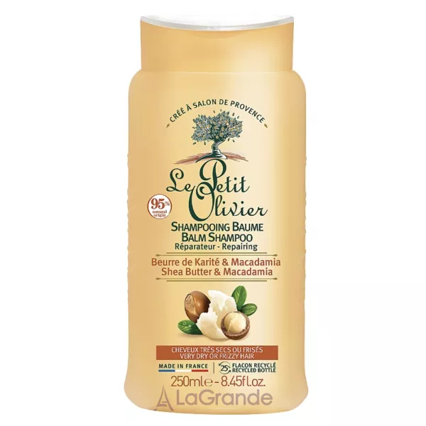 Le Petit Olivier Balm Shampoo Repairing Shea Butter Macadamia ������� ����������� ��� �������� ����� 