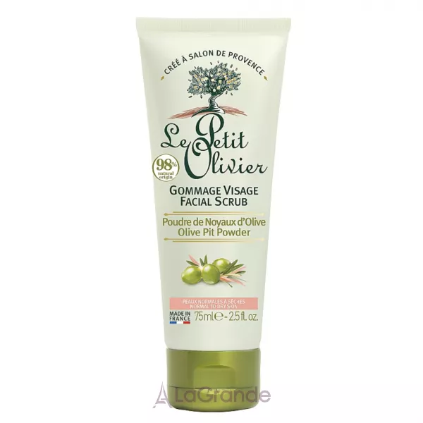 Le Petit Olivier Facial Scrub Natural Ground Olive Stone Powder ����� ��� ���� � ��������� ������
