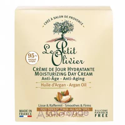 Le Petit Olivier Moisturizing Anti-Age Day Cream Argan Oil      