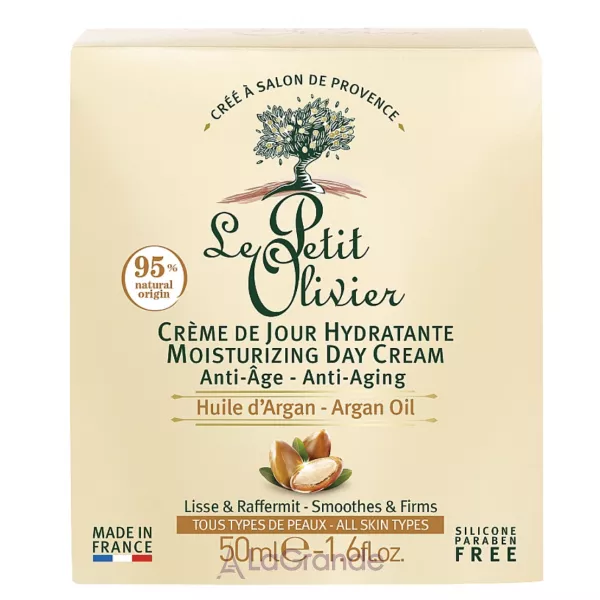 Le Petit Olivier Moisturizing Anti-Age Day Cream Argan Oil �������������� ������� ���� � ��������� ������