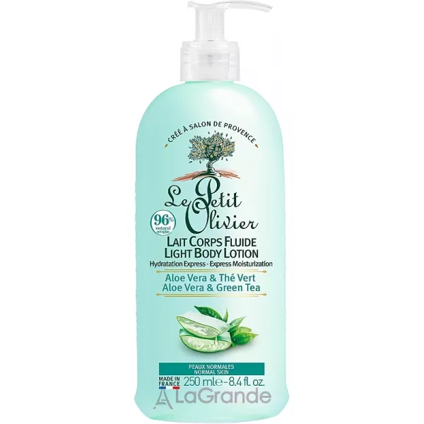 Le Petit Olivier Express Moisturising Body Lotion Aloe Vera & Green Tea ������ ��� ���� 