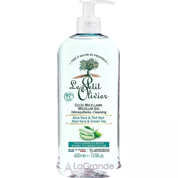 Le Petit Olivier Cleansing Micellar Gel Aloe Vera & Green Tea ����������� ���� ��� ���� 