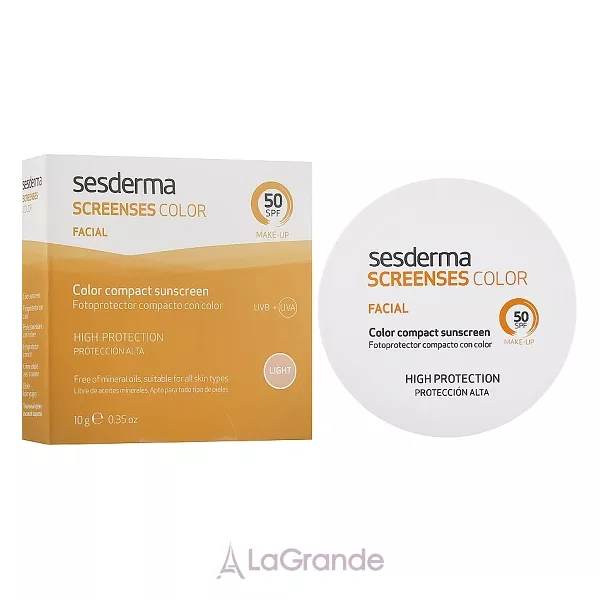 SesDerma Laboratories Screen Ses Compact SPF 50 Brown �������������� ��������� ����, ����������