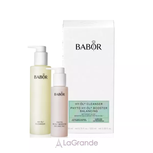 Babor Cleanser & Phyto HY-OL Booster Balancing Set ���� ( ó��������� ����������� ��� 200 �� + ��������� ��� ������� 100 �� )