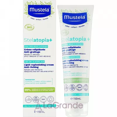 Mustela Stelatopia+ Organic Lipid-Replenishing Anti-Itching Cream ������������ ����������������������� ���� ������ ����
