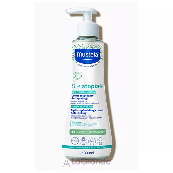 Mustela Stelatopia+ Organic Lipid-Replenishing Anti-Itching Cream ������������ ����������������������� ���� ������ ����