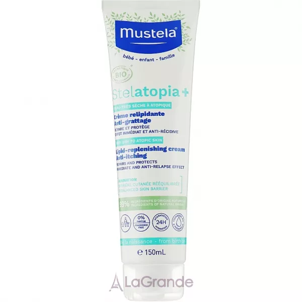 Mustela Stelatopia+ Organic Lipid-Replenishing Anti-Itching Cream ������������ ����������������������� ���� ������ ����