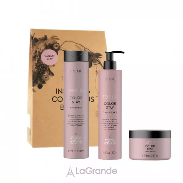 Lakme Teknia Color Stay �����  (shm/300ml + mask/250ml + cond/300ml)