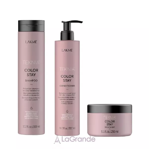 Lakme Teknia Color Stay �����  (shm/300ml + mask/250ml + cond/300ml)