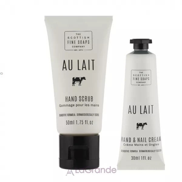 Scottish Fine Soaps Au Lait Hand Care Duo (scr/50ml + cr/30ml) ���� ��� ������� �� ������