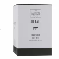 Scottish Fine Soaps Au Lait Luxurious Gift Set (b/cr/75ml + sh/cr/75ml + h/cr/75ml + soap/40ml) ����� (���� ��� ���� , 75 �� + ���� ��� ����, 75 �� + ���� ��� ��� , 75 �� + ���� , 40 �)
