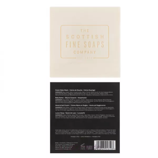 Scottish Fine Soaps Au Lait Luxurious Gift Set (b/cr/75ml + sh/cr/75ml + h/cr/75ml + soap/40ml) ���� (���� ��� ��� , 75 �� + ���� ��� ����, 75 �� + ���� ��� ��� , 75 �� + ���� , 40 �)