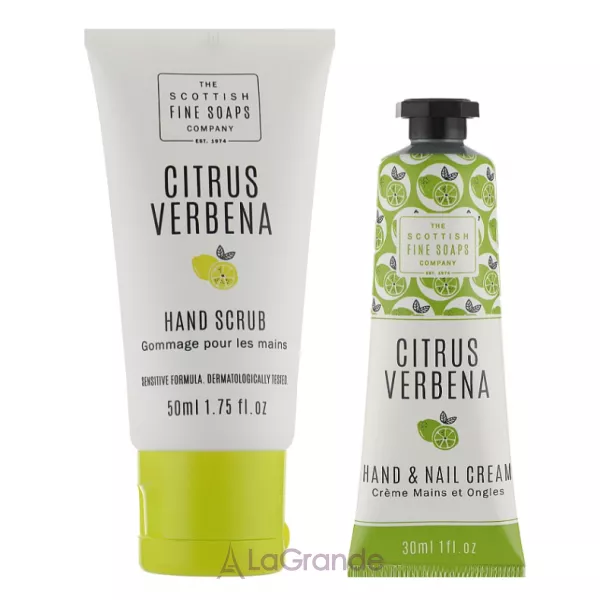 Scottish Fine Soaps Citrus Verbena Hand Care Duo (scr/50ml + cr/30ml) ����� (����� ��� ��� , 50�� + ���� ��� ��� , 30��)
