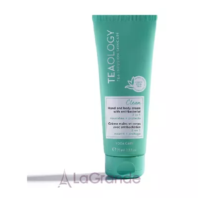 Teaology Yoga Care Clean Hand And Body Cream With Anti-Bacterial        