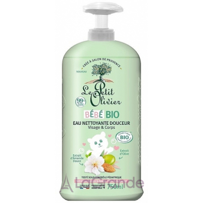 Le Petit Olivier Baby Bio Gentle Cleansing Water Face & Body '      
