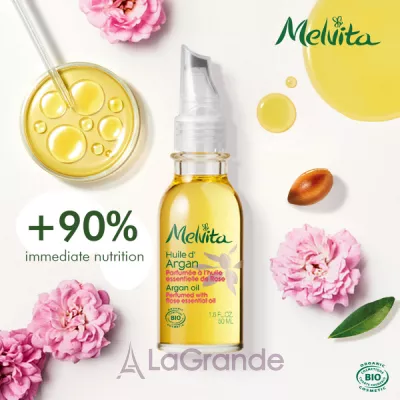 Melvita Face Care Argan Oil Perfumed With Rose Essential Oil  ,   볺  ()
