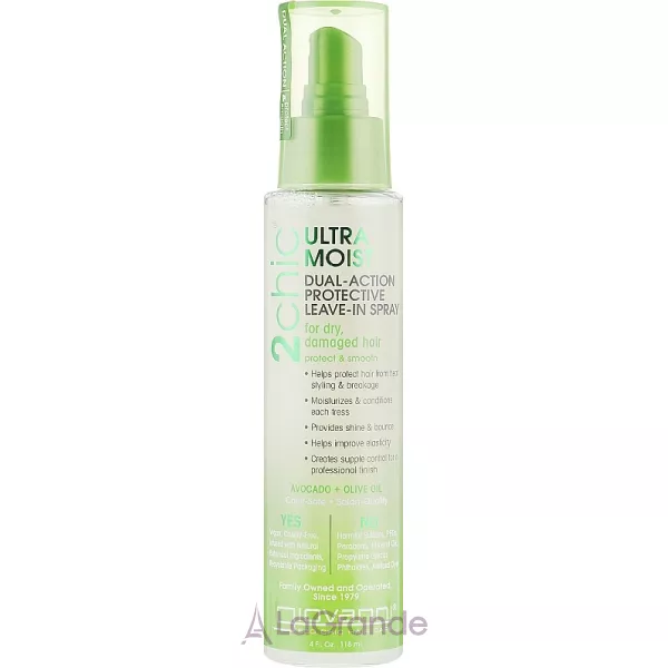 Giovanni 2chic Ultra-Moist Dual Action Protective Leave-In Spray Avocado & Olive Oil ����������� ����� ��� ������� � ��������� �볺� �� �������