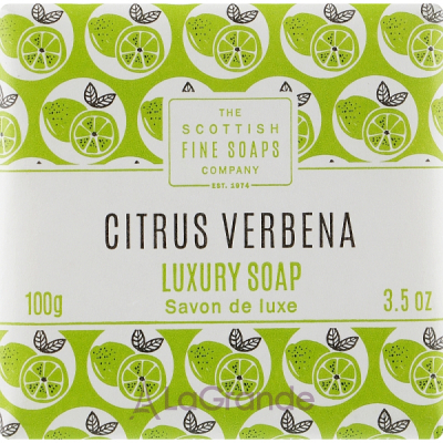 Scottish Fine Soaps Citrus Verbena Luxury Soap Bar   