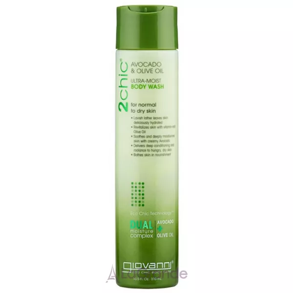 Giovanni 2chic Ultra-Moist Body Wash Avocado & Olive Oil ����������� ���� ��� ���� � ��������� ������ � �������