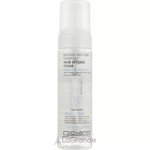 Giovanni Eco Chic Mousse Air Turbo-Charged Hair Styling Foam ���� ��� ����� ������� ��������