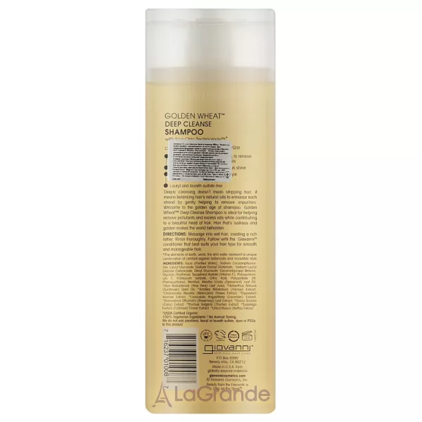 Giovanni Eco Chic Golden Wheat Deep Cleanse Shampoo ������� ��� ����� 