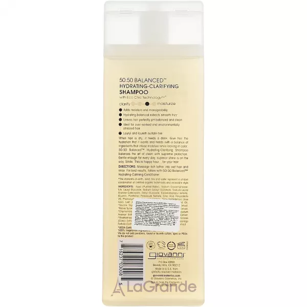 Giovanni 50:50 Balanced Hydrating-Clarifying Shampoo ����������� � ��������� ������� 
