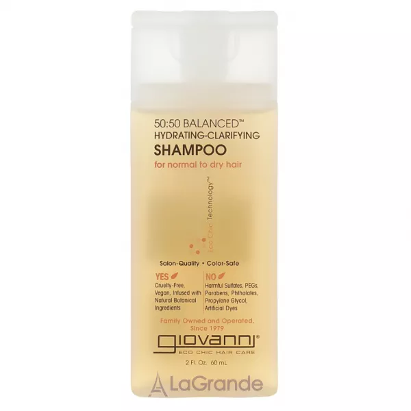 Giovanni 50:50 Balanced Hydrating-Clarifying Shampoo ����������� � ��������� ������� 