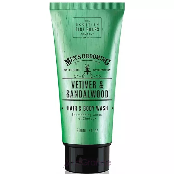 Scottish Fine Soaps Vetiver & Sandalwood Hair Body Wash �������-���� ��� ���� 