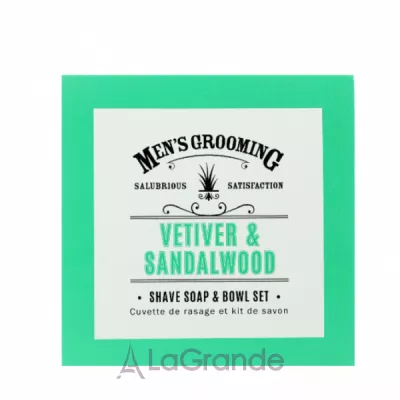 Scottish Fine Soaps Vetiver & Sandalwood Shaving Soap    