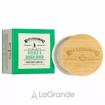 Scottish Fine Soaps Vetiver & Sandalwood Shaving Soap    