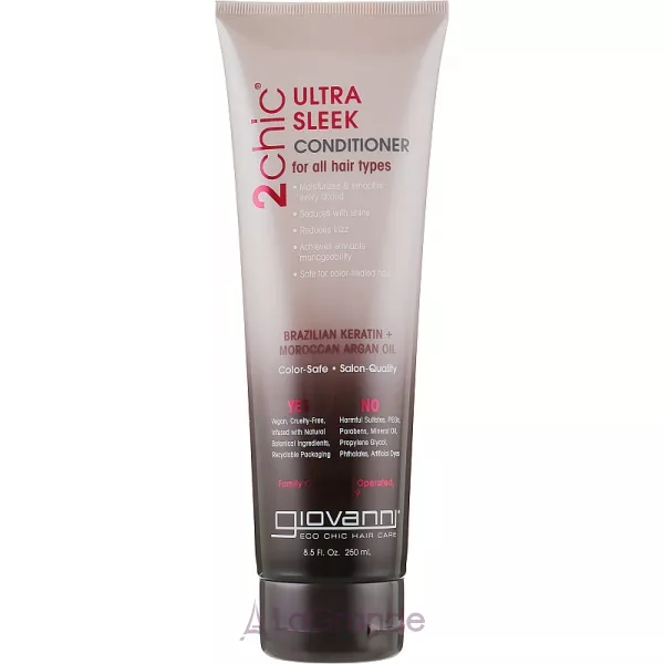 Giovanni 2chic Ultra-Sleek Conditioner Brazilian Keratin & Argan Oil ����������� ��� ����� ������������ ������� � ������������ ��������� �����