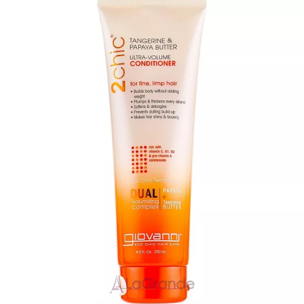 Giovanni 2 Chic Ultra-Volume Conditioner TanGerine Papaya Butter ����������� ��� ������� ��'��� � ���������� �� �볺� ����