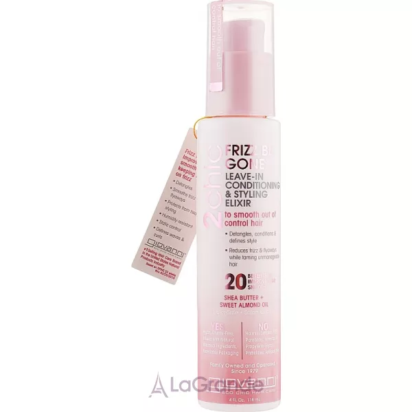 Giovanni Frizz Be Gone Leave-In Conditioning & Styling Elixir �����������-�������, �� ���������, ��� ������� � �볺� ������ � ���������� �볺�