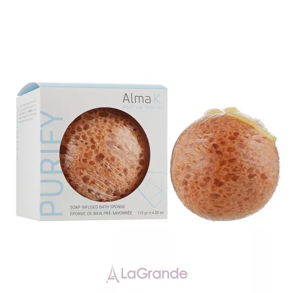 Alma K. Soap Infused Bath Sponge ����� ��� ���� � �����