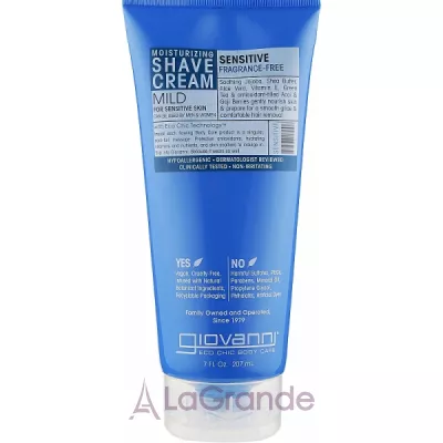 Giovanni Moisturizing Shave Cream Sensitive Skin      