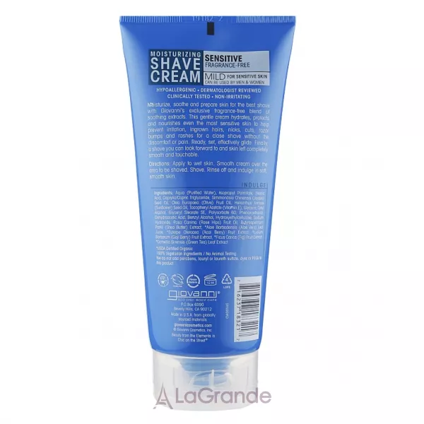 Giovanni Moisturizing Shave Cream Sensitive Skin ���� ��� ������ ��� ������� ����
