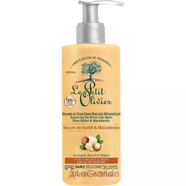 Le Petit Olivier Shea Butter & Macadamia Repairing No Rinse Hair Balm ����������� ����������������� ������� ��� ��������  �����