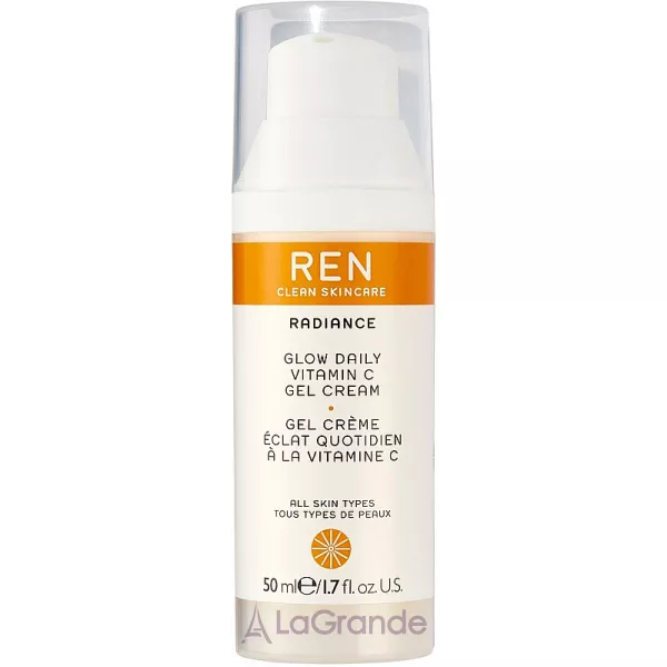 Ren Radiance Glow Daily Vitamin C Gel Cream Moisturizer ������ ���� ��� ������� � ������� �
