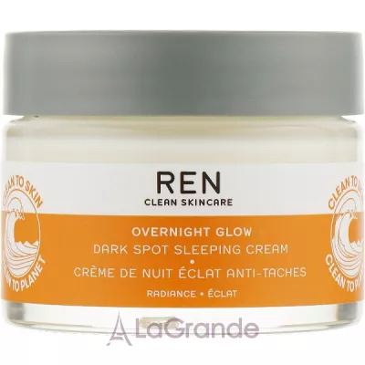 REN Clean Skincare Overnight Glow Dark Spot Sleeping Cream ͳ    