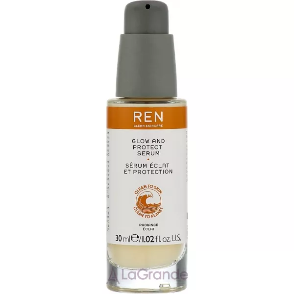 Ren Clean Skincare Radiance Glow And Protect Serum ��������� ��� �������