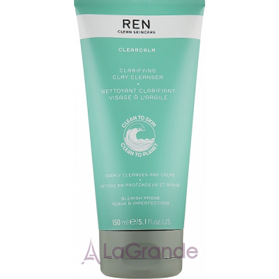 Ren Clearcalm Clarifying Clay Cleanser     