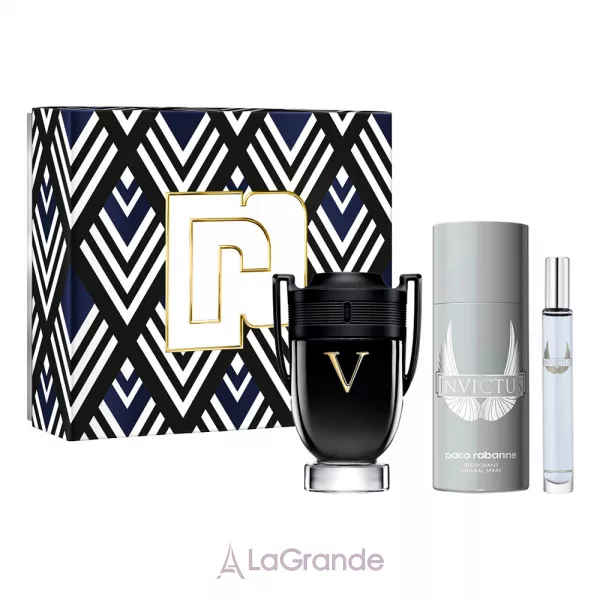 Paco Rabanne Invictus Victory ����� (��������������� ���� 100 �� + ��������� ���� Invictus 10 �� + ���������� 150 ��)