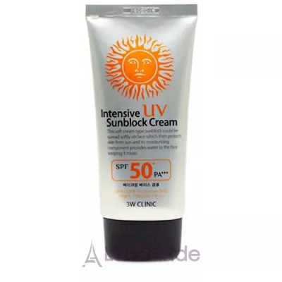 3W Clinic Intensive UV Sunblock Cream SPF50+PA+++   