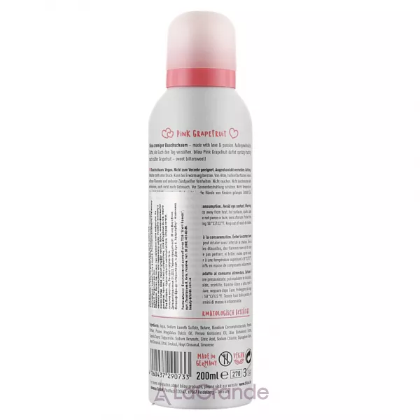 Bilou Pink Grapefruit Shower Foam ����� ��� ���� �������� ���������