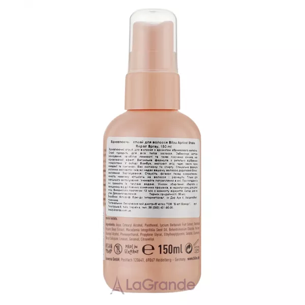 Bilou Apricot Shake Repair Spray ³������������� ����� ��� ������� 